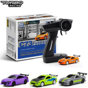 Turbo Racing 1:76 Drift RC Car Toy – Gamer Diorama